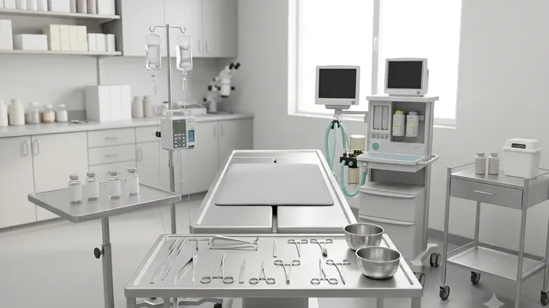 Sala de tratamiento de la clínica